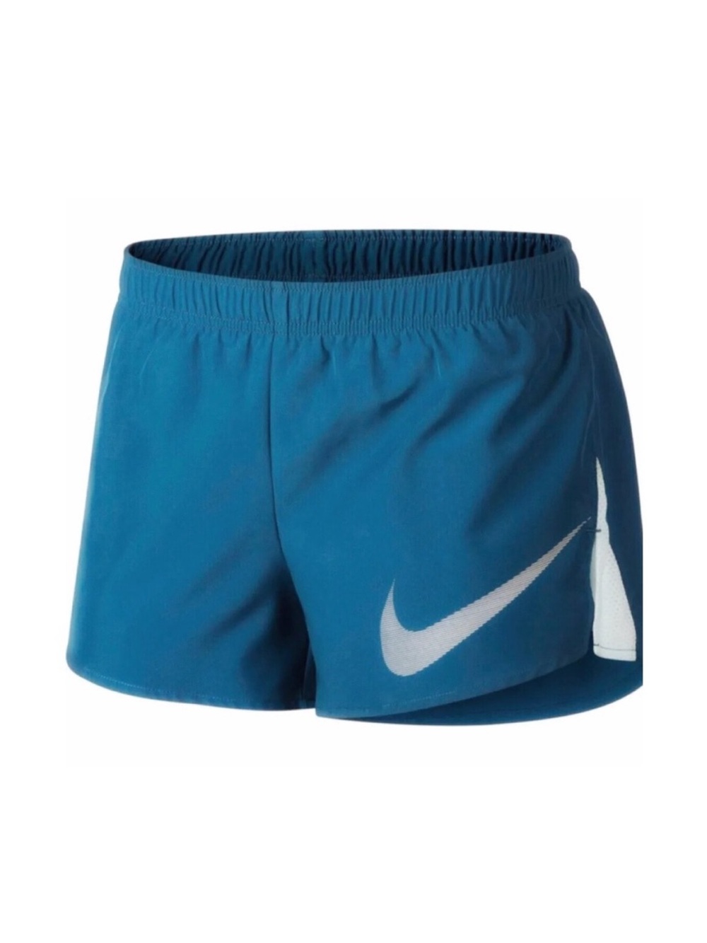 Nike Dri-Fit City Core Blue Color Big Check Logo Short Running Shorts